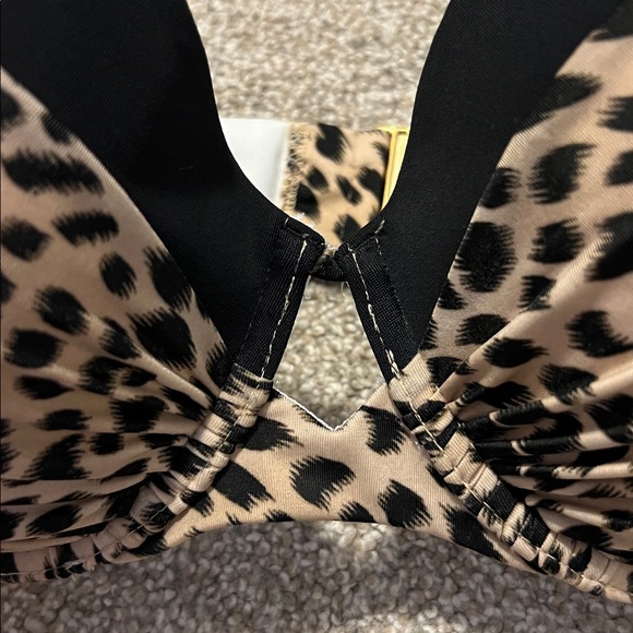 Victorias Secret Leopard Print Push-Up Swim Suit Top - Picture 2 of 9